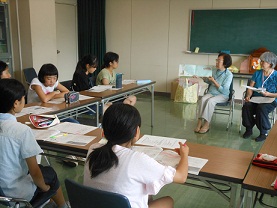 中学生ボランティアが始まります