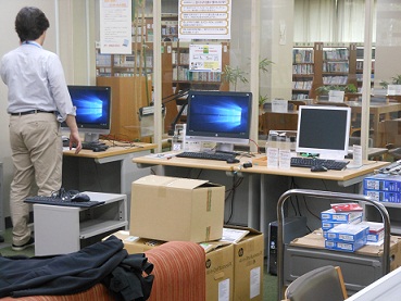 インターネットパソコンを入替えました。